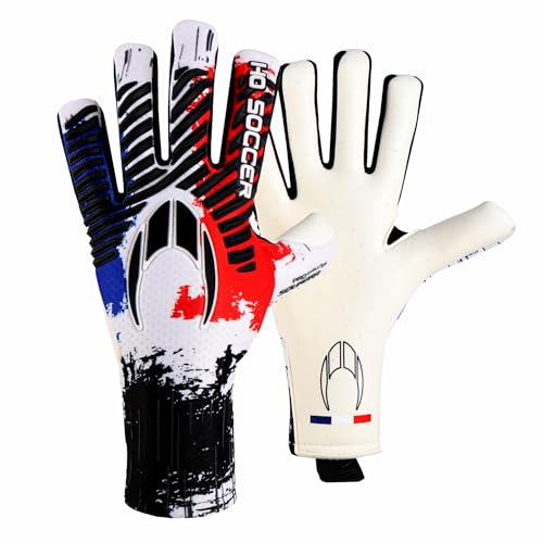 HO Soccer Pro Evolution Squadra Negative France Torwarthandschuhe, Unisex, Erwachsene, Blau/Weiß/Rot, Größe 8 HO Soccer Pro Evolution Squadra Negative France Torwarthandschuhe, Unisex, Erwachsene, Blau/Weiß/Rot, Größe 8 von HO Soccer