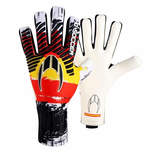 HO Soccer Pro Evolution Squadra Negative Spain Torwarthandschuhe, Unisex, Kinder, Rot/Gelb, Größe 6 von HO Soccer