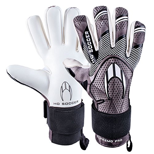 HO Soccer Pro Obersten Negative Torwarthandschuhe, Unisex Erwachsene, Unisex – Erwachsene, 0510662, schwarz/weiß, 44,5 von HO Soccer