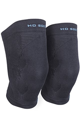 HO Soccer Protek Knee Technische Knieschoner für Torwart, Abriebfest, Schwarz, XS von HO Soccer