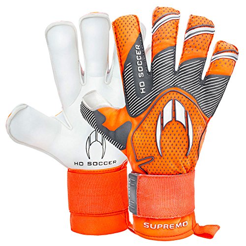 HO Soccer SSG Supremo Kontakt Evolution Torwarthandschuhe, Orange/Weiß, 45 von HO Soccer