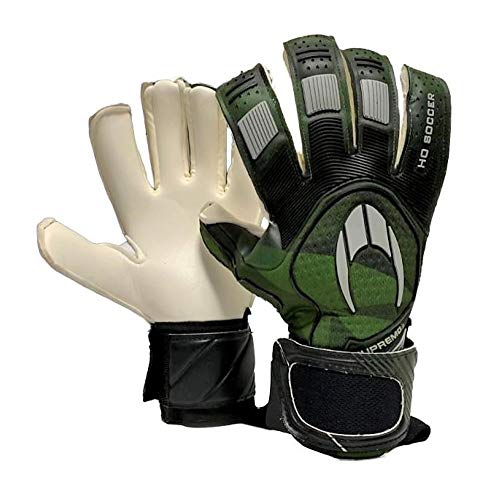 HO Soccer SSG Supremo II Roll/Negative Torwarthandschuhe, Unisex, Erwachsene, Army/Schwarz/Weiß, 7 von HO Soccer