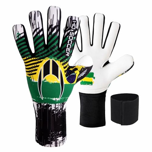 HO Soccer Squadra Turf Negative Brazil Torwarthandschuhe, Unisex, Kinder, Grün/Gelb HO Soccer Squadra Turf Negative Brazil Torwarthandschuhe, Unisex, Kinder, Grün/Gelb von HO Soccer