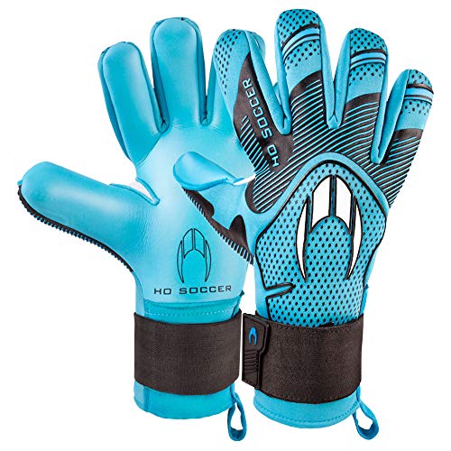 HO Soccer Supreme Club Negative Premier Premier Premier Torwarthandschuhe, Unisex, Erwachsene 44,5 Blau/Schwarz von HO Soccer