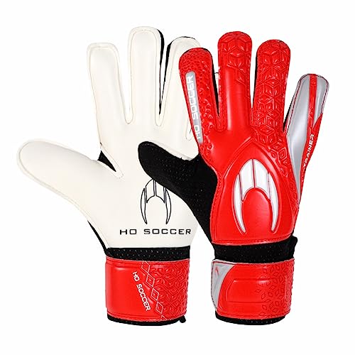 HO Soccer TR Hard Flat Fire Red Torwarthandschuhe, Unisex Kinder, Rot/Silber, 6,5 HO Soccer TR Hard Flat Fire Red Torwarthandschuhe, Unisex Kinder, Rot/Silber, 6,5 von HO Soccer