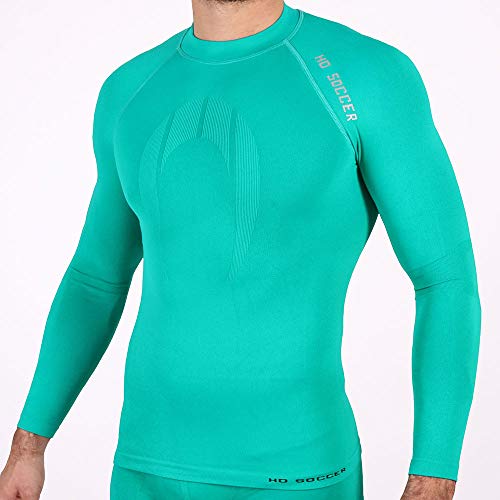 HO Soccer Underwear Shirt Performance ML Green Thermalhemd Lang, Erwachsene Unisex, Grün, M HO Soccer Underwear Shirt Performance ML Green Thermalhemd Lang, Erwachsene Unisex, Grün, M von HO Soccer
