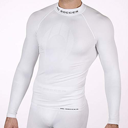 HO Soccer Underwear Shirt Performance ML White Thermalhemd Lang, Erwachsene Unisex, Weiß, L von HO Soccer