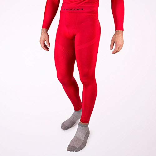 HO Soccer Underwear Trousers Performance Red Thermo-Leggings, lang, Unisex, Rot, 6,8 von HO Soccer