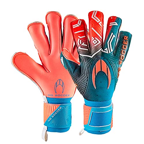 Ho Soccer ESKUDO II ROLLGECKO Shock Blue Torwarthandschuhe, Unisex, Erwachsene, Blau/Pink, 7,5 von HO Soccer