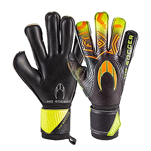 Ho Soccer ESKUDO II ROLLNEGATIVE Lime Shadow Torwarthandschuhe, Unisex, Erwachsene, Gelb/Schwarz, 9,5 von HO Soccer