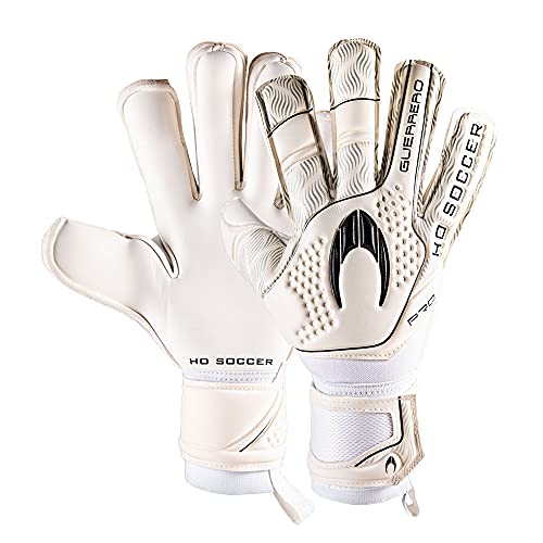 HO Soccer Guerrero Pro Roll/Negative Whiteout Torwarthandschuhe, Unisex, Erwachsene, Weiß/Schwarz, 7 von HO Soccer