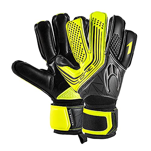 HO Soccer One Negative Lime Light Torwarthandschuhe, Unisex, Kinder, Limette, 3,5 von HO Soccer