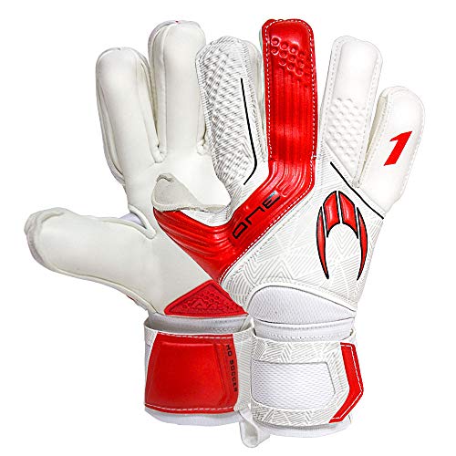 Ho Soccer One Negative Speed Red Torwarthandschuhe, Unisex, Kinder, Weiß/Rot, 5 von HO Soccer