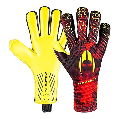 HO Soccer Phenomenon Magnetic III Negative Blaze Torwarthandschuhe, Unisex, Erwachsene, Rot/Limette, 10 HO Soccer Phenomenon Magnetic III Negative Blaze Torwarthandschuhe, Unisex, Erwachsene, Rot/Limette, 10 von HO Soccer