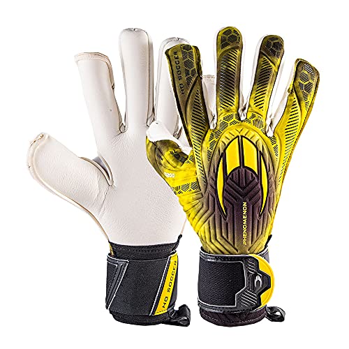 Ho Soccer Phenoment Pro II Roll Negative Yellow Torwarthandschuhe, Unisex, Erwachsene, Weiß/Gelb, 11 von HO Soccer