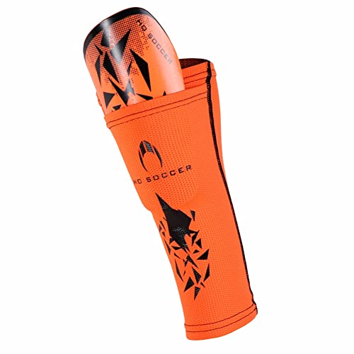 Ho Soccer Rebel Schienbeinschoner mit Strumpfhose, atmungsaktiv und flexibel, strapazierfähig, orange/schwarz, L Ho Soccer Rebel Schienbeinschoner mit Strumpfhose, atmungsaktiv und flexibel, strapazierfähig, orange/schwarz, L von HO Soccer