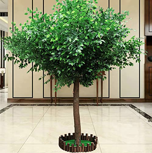 HOBEVOYY Große künstliche grüne Banyan-Bäume, Simulationspflanzen, Innendekorationsbaum, künstlicher Bonsai-Baum, Heimbüro, Party, Hochzeitsdekoration, 2,3 x 1,5 m/7,5 x 4,9 Fuß von HOBEVOYY