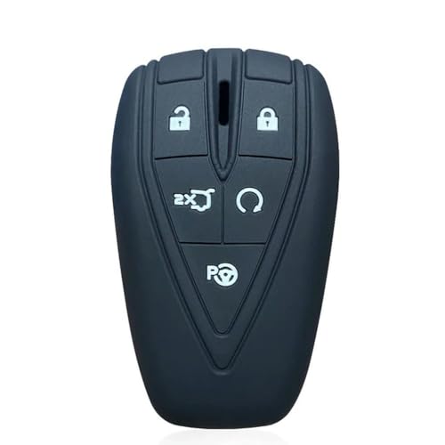 Silikon-Autoschlüssel-Hülle für C/Hangan CS35PLUS CS55PLUS CS75PLUS EADO Cover 3 4 5 Tasten Fernbedienung Keyless Schutz, schwarz von HOBIVA