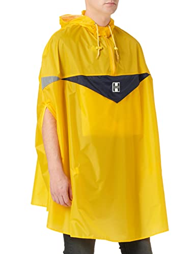 Hock Regenbekleidung Erwachsene Regenponcho Super Praktiko, Gelb, XL von Hock Regenbekleidung