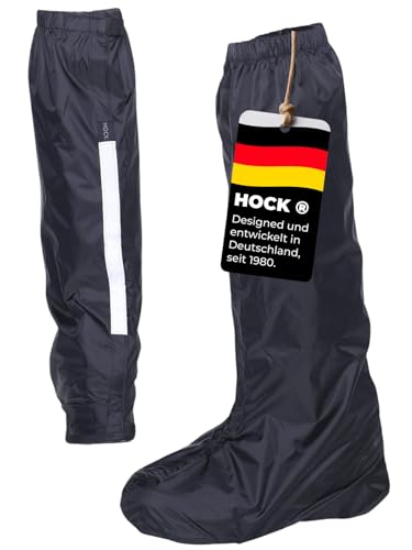 HOCK Unisex Fahrrad Regengamaschen mit Reflektoren - Knielange Gamaschen Überschuhe 100% Wasserdicht - Fahrrad Regenschutz für Herren & Damen - S - HOCK Unisex Fahrrad Regengamaschen mit Reflektoren - Knielange Gamaschen Überschuhe 100% Wasserdicht - Fahrrad Regenschutz für Herren & Damen - S - von HOCK