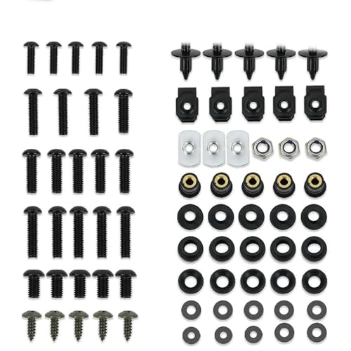 HOHCA - Motorrad Voll Verkleidung Schrauben Kit Edelstahl Clips Mutter Karosserie Schrauben passt für CBR 1000RR CBR1000RR 2008 2009 2010 2011 von HOHCA