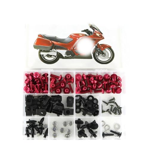 HOHCA - Motorrad Voll Verkleidung Schrauben Kit Edelstahl Clips Mutter Karosserie Schrauben passt für ST1100 1990-2002 von HOHCA