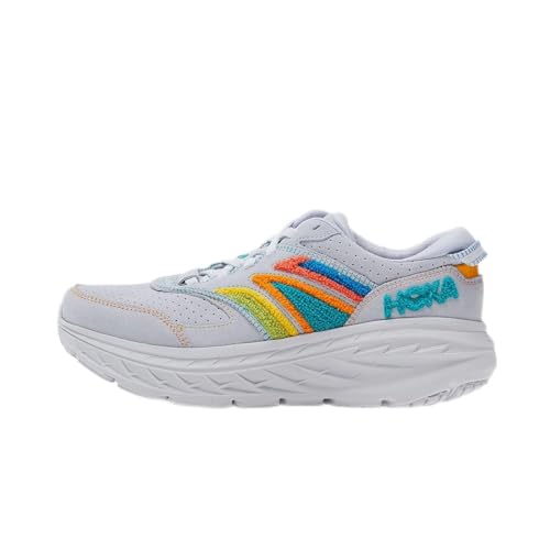 HOKA ONE ONE Bondi L Embroidery, Unisex-Erwachsene Wanderschuhe, Arctic Ice/Atlantis, 38 EU von HOKA ONE ONE