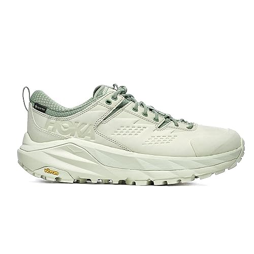 HOKA ONE ONE KAHA Low GTX, Unisex-Erwachsene Wanderschuhe, Celadon Tint/Basil, 37 1/3 EU von HOKA ONE ONE