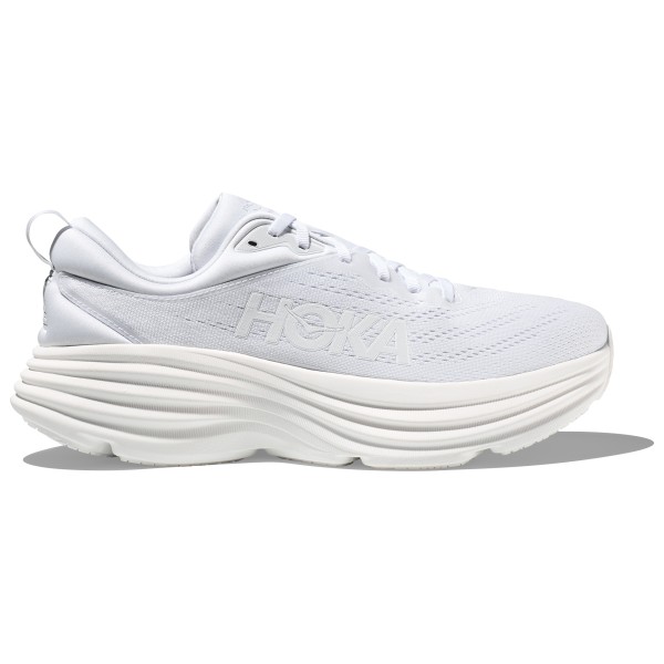 HOKA - Bondi 8 - Runningschuhe Gr 7,5 - Regular grau/weiß von HOKA