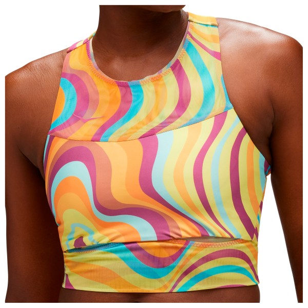 HOKA - Women's Race Pocket Bra Print - Sport-BH Gr XL bunt von HOKA