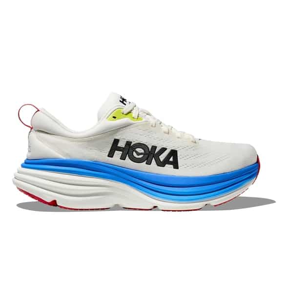 Hoka Bondi 8 Herren Laufschuhe (Weiß 10 US, 44 EU) Laufschuhe von HOKA