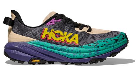 hoka speedgoat 6 trailrunning schuhe grau multicolor damen hoka speedgoat 6 trailrunning schuhe grau multicolor damen von HOKA