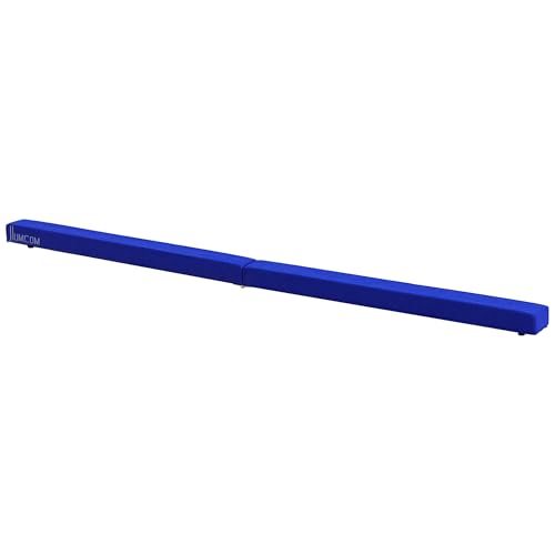 HOMCOM Schwebebalken 210cm Faltbar Gymnastik Balance Beam für Kinder und Erwachsene Balken Turnen Gymnastikbalken, Trainingsgeräte Balancierbalken für Zuhause Fitness Training Turnen, Blau HOMCOM Schwebebalken 210cm Faltbar Gymnastik Balance Beam für Kinder und Erwachsene Balken Turnen Gymnastikbalken, Trainingsgeräte Balancierbalken für Zuhause Fitness Training Turnen, Blau von HOMCOM