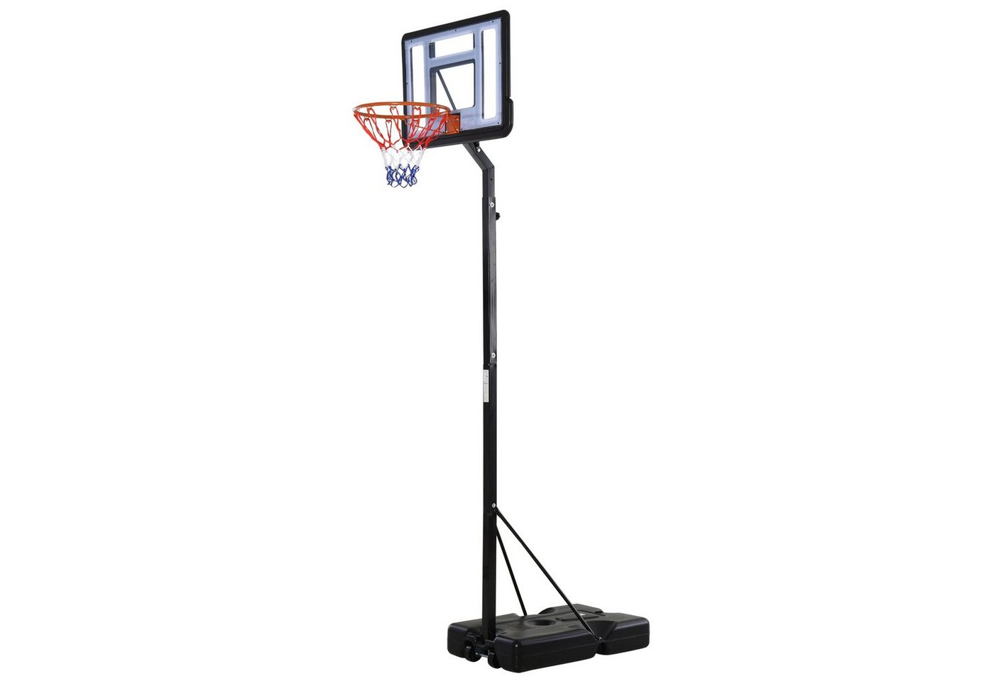 HOMCOM Basketballständer Basketballkorb mit 2 Rädern HOMCOM Basketballständer Basketballkorb mit 2 Rädern von HOMCOM