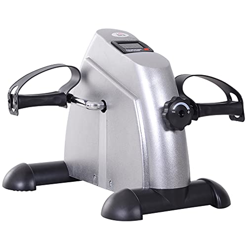 HOMCOM Mini Heimtrainer Pedaltrainer für Arm- & Beintraining Beintrainer mit LCD-Display Verstellbarer Widerstand für Senioren Zuhause Heim Büro 35 x 40 x 31 cm Silber HOMCOM Mini Heimtrainer Pedaltrainer für Arm- & Beintraining Beintrainer mit LCD-Display Verstellbarer Widerstand für Senioren Zuhause Heim Büro 35 x 40 x 31 cm Silber von HOMCOM