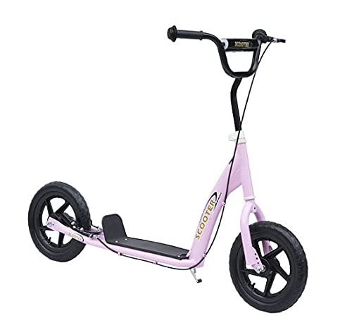 HOMCOM Kinderroller Scooter Tretroller Cityroller Kinder Roller Kickboard 12 Zoll Blau/Rosa 120 x 52 x 80-88 cm HOMCOM Kinderroller Scooter Tretroller Cityroller Kinder Roller Kickboard 12 Zoll Blau/Rosa 120 x 52 x 80-88 cm von HOMCOM
