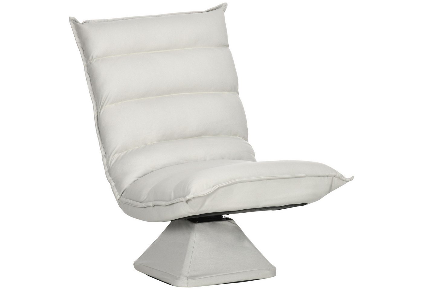 HOMCOM Relaxsessel Relaxsofa, mit Verstellbarer Lehne, Drehbarer Meditationsstuhl von HOMCOM