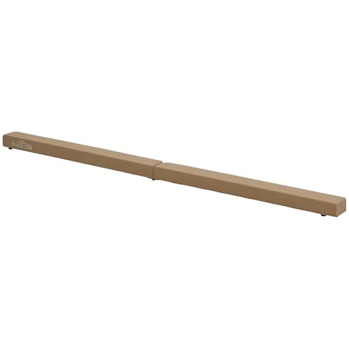 HOMCOM Schwebebalken 210cm Faltbar Gymnastik Balance Beam für Kinder und Erwachsene Balken Turnen Gymnastikbalken, Trainingsgeräte Balancierbalken für Zuhause Fitness Training Turnen, Braun HOMCOM Schwebebalken 210cm Faltbar Gymnastik Balance Beam für Kinder und Erwachsene Balken Turnen Gymnastikbalken, Trainingsgeräte Balancierbalken für Zuhause Fitness Training Turnen, Braun von HOMCOM