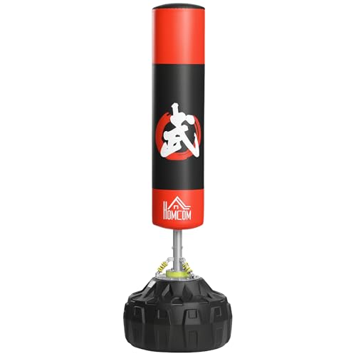 HOMCOM Standboxsack Erwachsene Freistehender Boxtrainingsgerät Boxpartner Boxassistent Training mit Saugfuß Schwarz+Rot 60x60x180 cm HOMCOM Standboxsack Erwachsene Freistehender Boxtrainingsgerät Boxpartner Boxassistent Training mit Saugfuß Schwarz+Rot 60x60x180 cm von HOMCOM