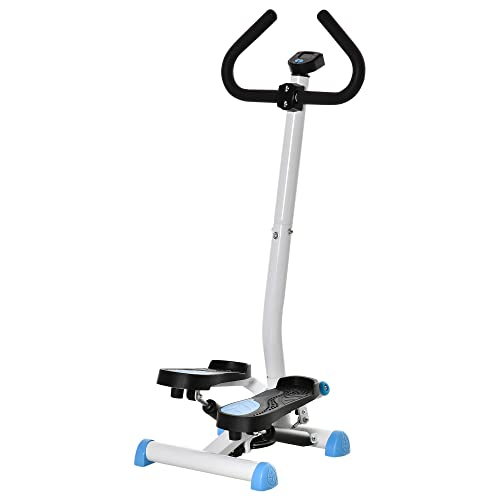 HOMCOM Stepper Fitness Swing Stepper mit LCD-Schirm und Handgriff Hometrainer für Zuhause bis 100 kg Stahl ABS Blau 55 x 44 x 108 cm HOMCOM Stepper Fitness Swing Stepper mit LCD-Schirm und Handgriff Hometrainer für Zuhause bis 100 kg Stahl ABS Blau 55 x 44 x 108 cm von HOMCOM