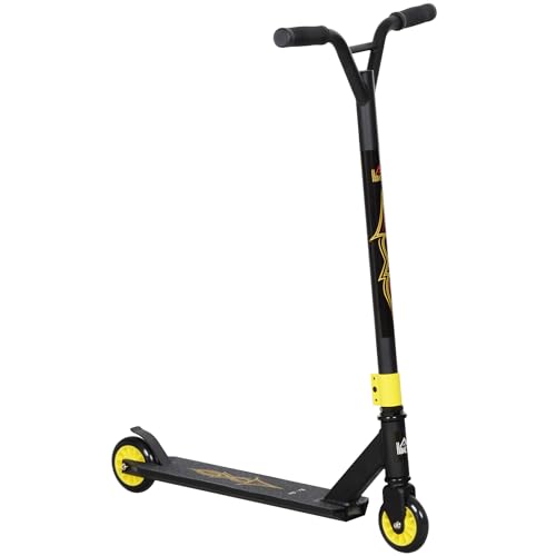 HOMCOM Stunt Scooter mit 360° Lenkung, ABEC 9 Kugellager, 100mm Kunstleder Räder, Tretroller aus Aluminium Stuntscooter bis 100kg belastbar, Kickscooter Trick Roller Funscooter für Kinder ab 14 Jahre HOMCOM Stunt Scooter mit 360° Lenkung, ABEC 9 Kugellager, 100mm Kunstleder Räder, Tretroller aus Aluminium Stuntscooter bis 100kg belastbar, Kickscooter Trick Roller Funscooter für Kinder ab 14 Jahre von HOMCOM