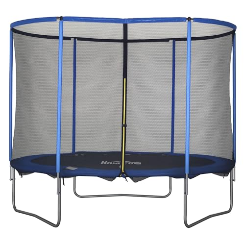 HOMCOM Trampolin mit Sicherheitsnetz Gartentrampolin für Innen- und Außenbereich Fitnesstrampolin für Kinder und Erwachsene Stahl Blau+Schwarz bis 113,6 kg Ø305 x 248H cm HOMCOM Trampolin mit Sicherheitsnetz Gartentrampolin für Innen- und Außenbereich Fitnesstrampolin für Kinder und Erwachsene Stahl Blau+Schwarz bis 113,6 kg Ø305 x 248H cm von HOMCOM