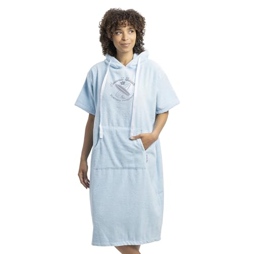HOMELEVEL Badeponcho Unisex - Surf Poncho aus 100% Baumwolle - Handtuch für Erwachsene - Bademantel für Damen und Herren - Badetuch mit Kapuze HOMELEVEL Badeponcho Unisex - Surf Poncho aus 100% Baumwolle - Handtuch für Erwachsene - Bademantel für Damen und Herren - Badetuch mit Kapuze von HOMELEVEL