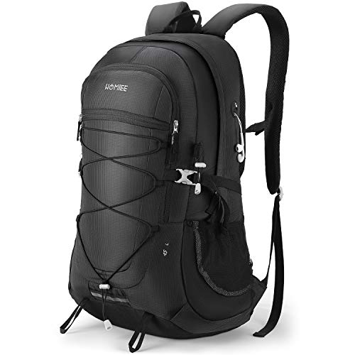 HOMIEE Wanderrucksack 45L, Herren Damen Wasserdichter Rucksack Trekkingrucksack Reiserucksack, Outdoorrucksack mit Reflexstreifen Für Wandern, Radfahren, Klettern, Bergsteigen und Reisen Sport von HOMIEE