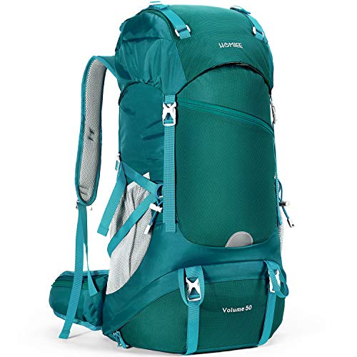 HOMIEE Wanderrucksack, 50 – 60 l, Trekkingrucksack mit Regenhülle, großer Kapazität, multifunktional, für Bergsteigen, Klettern, Trekking, Sport, Reisen, Camping HOMIEE Wanderrucksack, 50 – 60 l, Trekkingrucksack mit Regenhülle, großer Kapazität, multifunktional, für Bergsteigen, Klettern, Trekking, Sport, Reisen, Camping von HOMIEE
