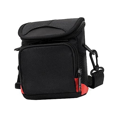 HOMSFOU Mikrokameratasche Telefototasche tragbare Kameratasche Kamera Zubehör Digitalkameras camera bag kamerarucksäcke Digitalkamera-Schutz Kamera-PU-Tasche Aluminiumlegierung Black von HOMSFOU