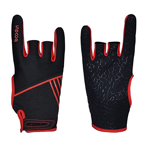 HOMU Bowling-Handschuhe, Anti-Rutsch-Komfort-Bowling-Zubehör, Halbfinger-Instrumente-Sporthandschuhe, Links- und Rechtshänder-Bowlingball-Sport-Fingergriff-Schutzhandschuhe für Bowling HOMU Bowling-Handschuhe, Anti-Rutsch-Komfort-Bowling-Zubehör, Halbfinger-Instrumente-Sporthandschuhe, Links- und Rechtshänder-Bowlingball-Sport-Fingergriff-Schutzhandschuhe für Bowling von HOMU