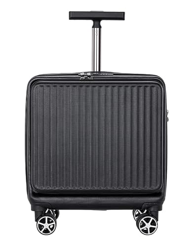 HONGYOU Koffer 16 Zoll Koffer Geschäftsreisen Boarding Hartschalenkoffer mit Rollen Koffer Leichtes Handgepäck von HONGYOU