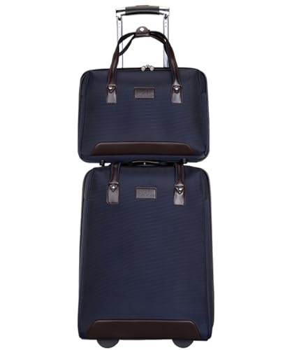 HONGYOU Koffer 2-teiliger Koffer Oxford-Stoff Gepäcksets Bordkoffer mit Rollen Leichtes Handgepäck von HONGYOU
