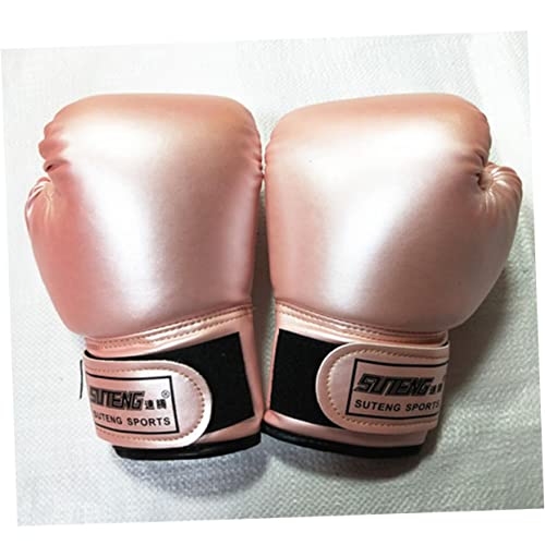 HONMEET 1 Paar Boxhandschuhe Für Kinder Kinderboxen Boxhandschuhe Aus Schaumstoff Goldene Boxhandschuhe Liner-trainingshandschuhe Stanzen Boxhandschuhe Aus Schwamm Sparring-Handschuhe Rosa von HONMEET